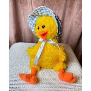 Vintage 1993 TY Attic Treasures Collection BONNIE Duck 8” - PVC Pellet